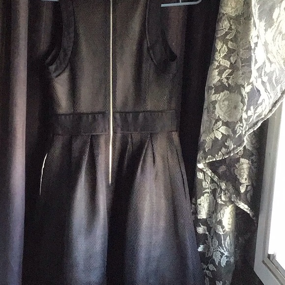 Armani Exchange netted, black and cream dress - Picture 3 of 13